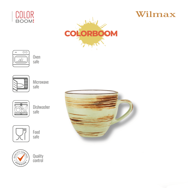 Filiżanka pistacjowa porcelanowa 75 ml WL-669133/A