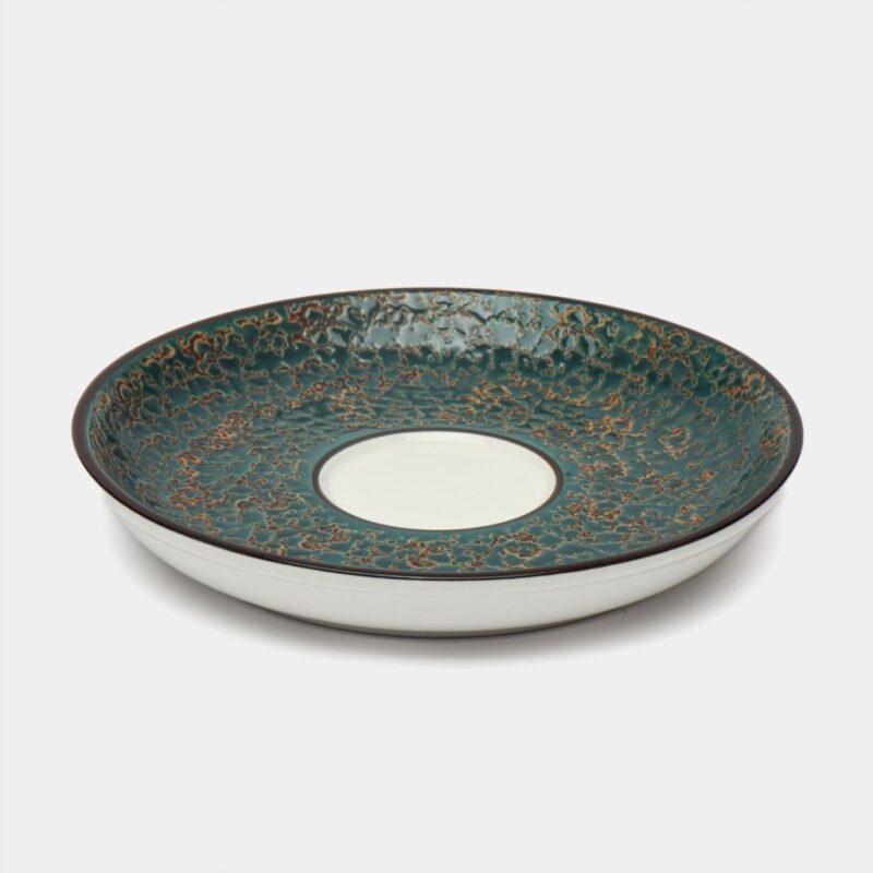 Spodek zielony porcelanowy 15 cm WL-667536/B
