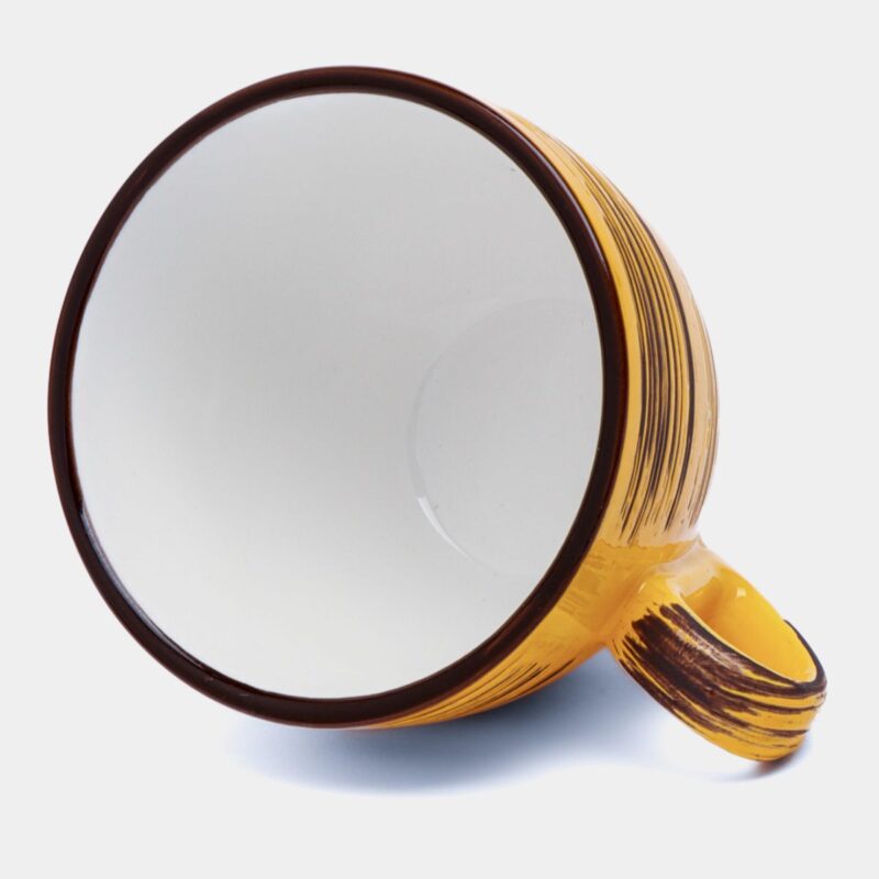 Filiżanka żółta porcelanowa 110 ml WL-669434/A