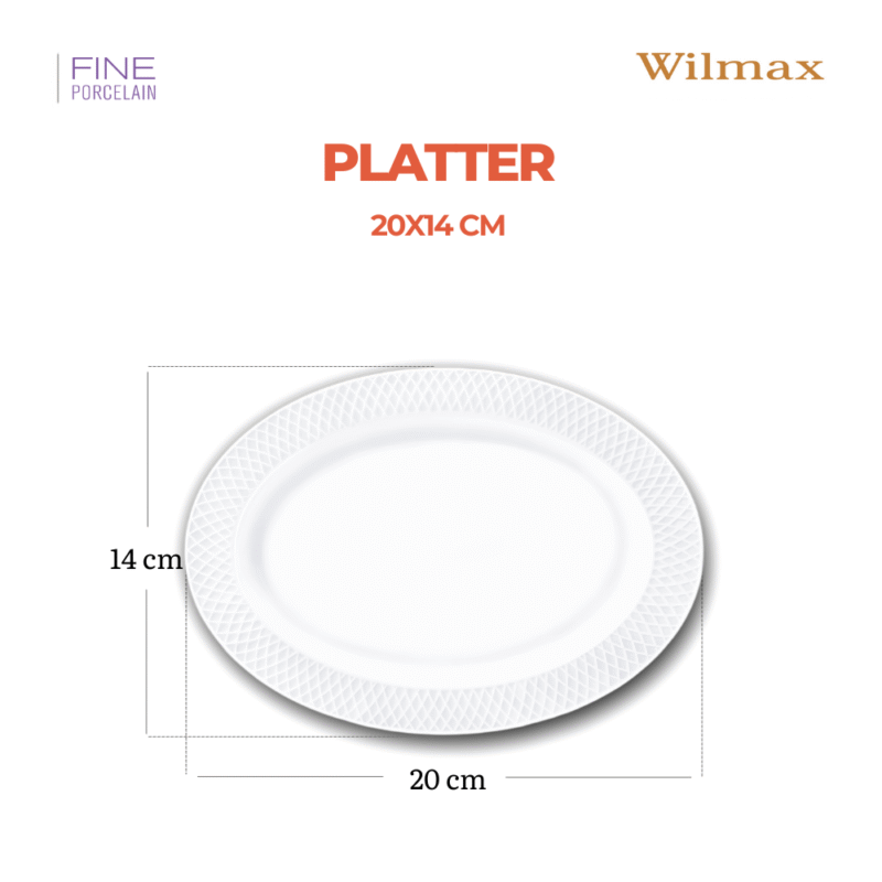 Półmisek 20x14 cm WL-880101114/A