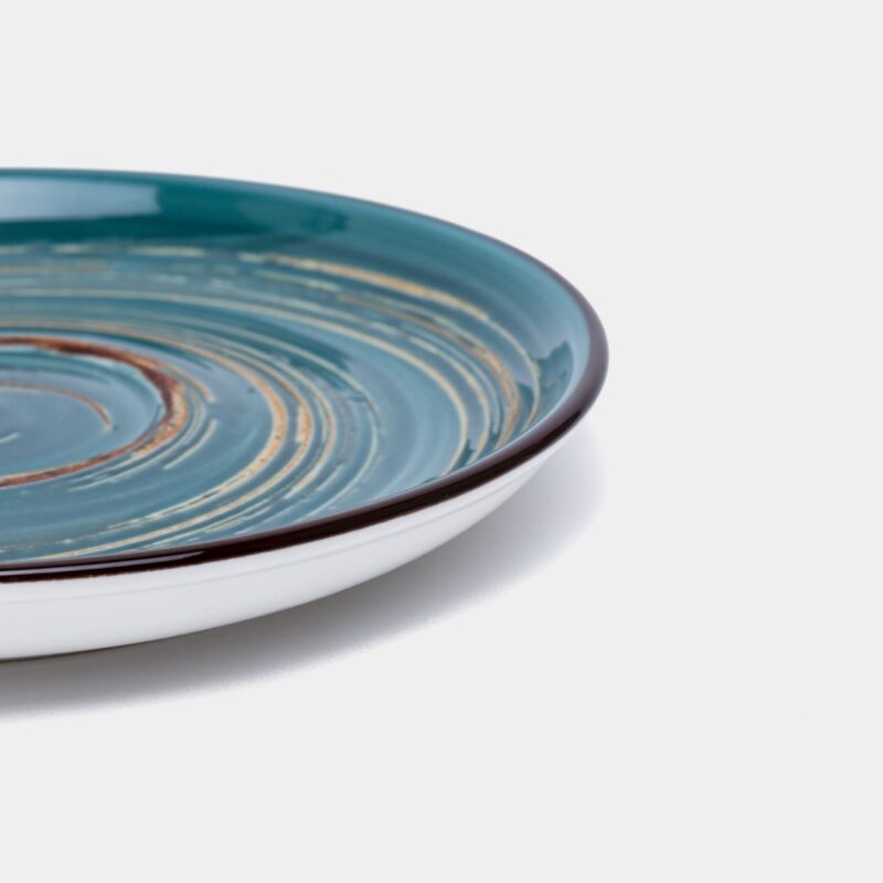 Spodek zielony porcelanowy 12 cm WL-669534/B
