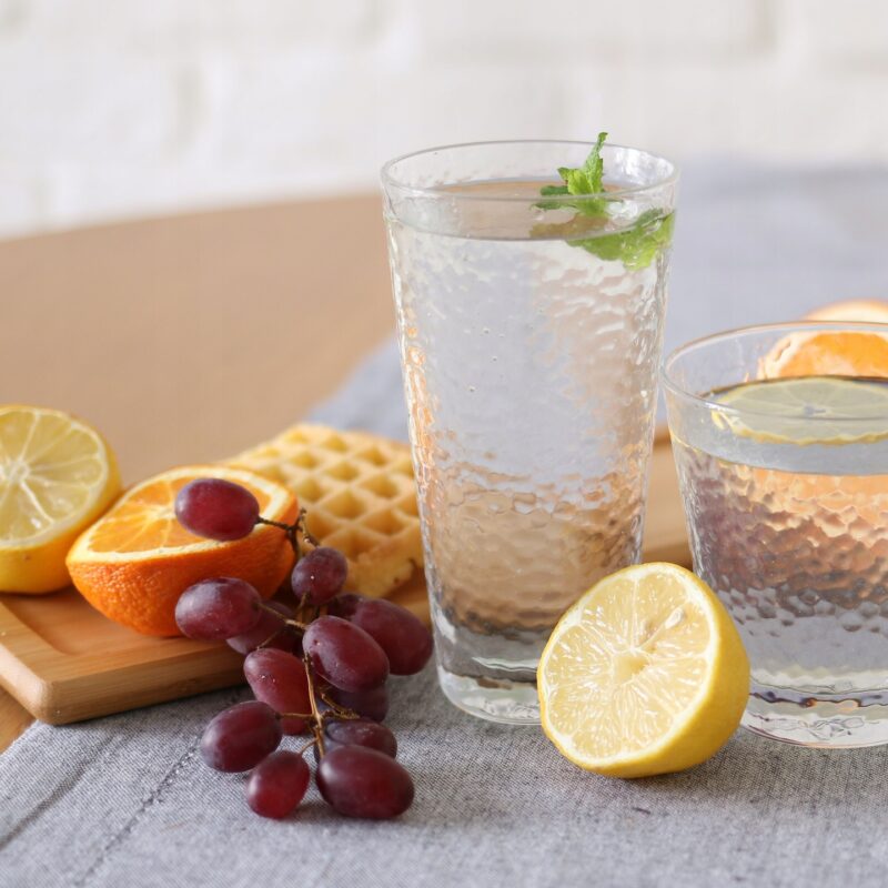 Szklanka ze szkła hammered 320 ml WL-888629/A