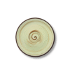 Pistachio porcelain saucer 15 cm from the Wilmax ColorBoom range