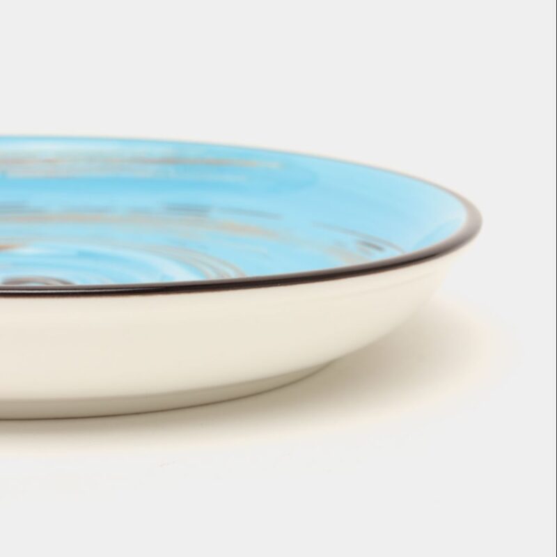 Spodek niebieski porcelanowy 15 cm WL-669636/B
