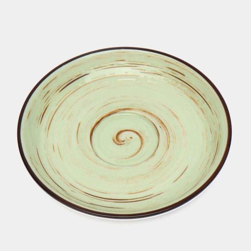 Spodek pistacjowy porcelanowy 15 cm WL-669136/B
