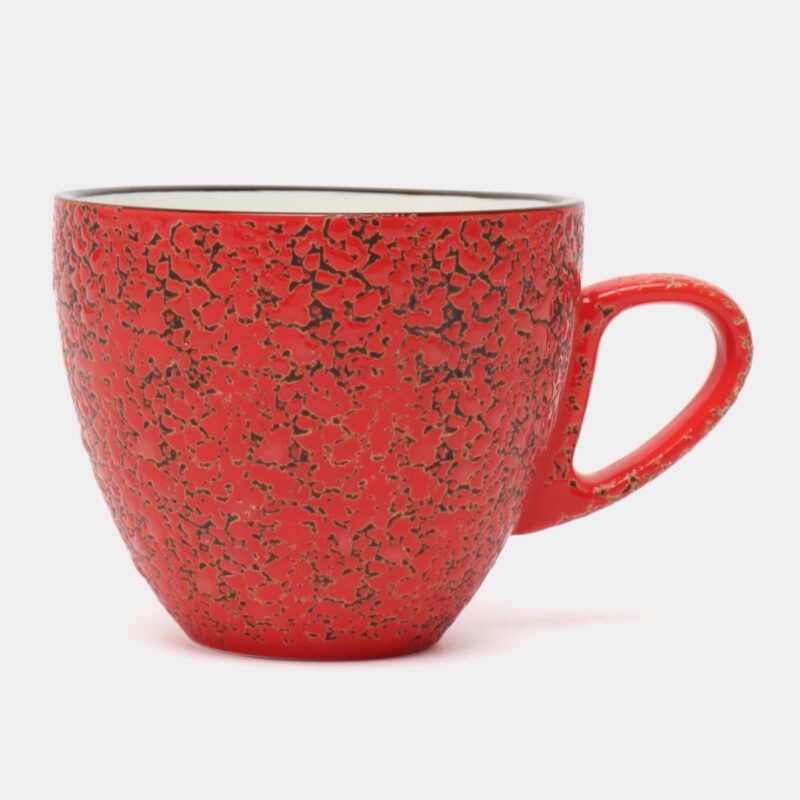 Filiżanka czerwona porcelanowa 300 ml WL-667236/A