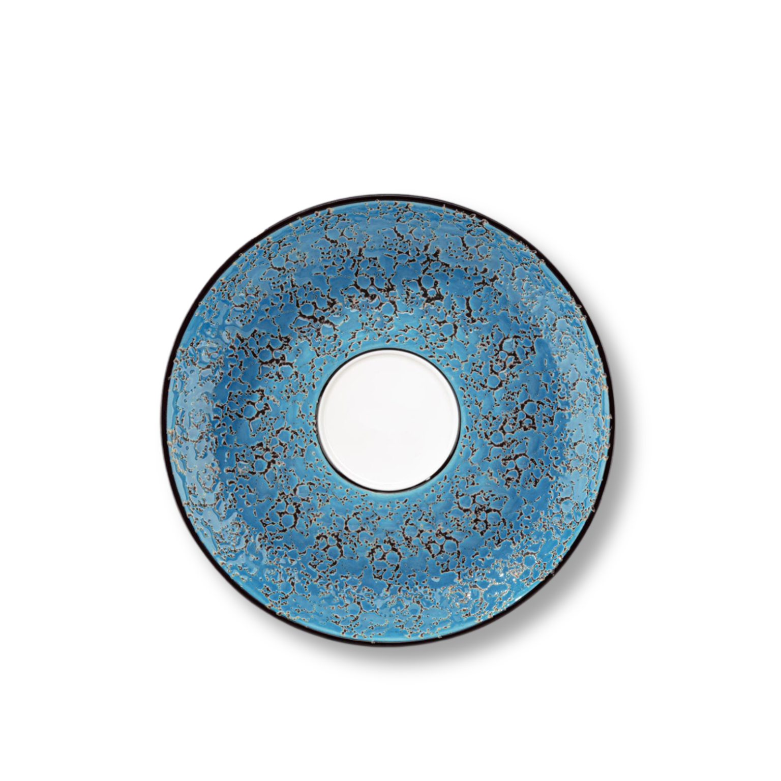 Blue porcelain saucer 15 cm WL-667636/B