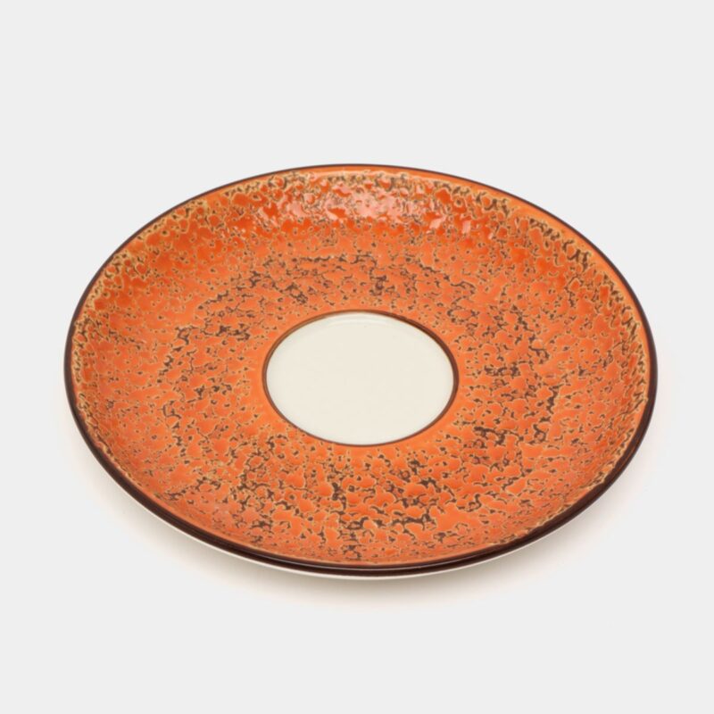 Spodek pomarańczowy porcelanowy 11 cm WL-667333/B