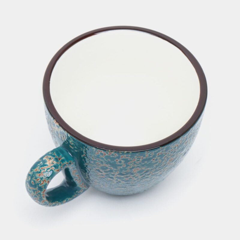 Filiżanka zielona porcelanowa 8.1 cm 75 ml WL-667533/A
