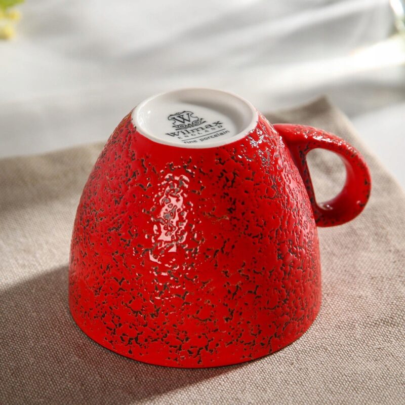 Filiżanka czerwona porcelanowa 300 ml WL-667236/A