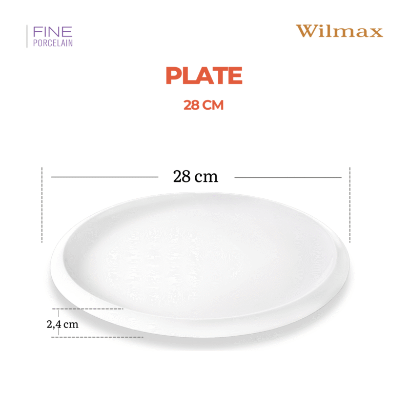 Talerz obiadowy 28 cm WL-991279/A