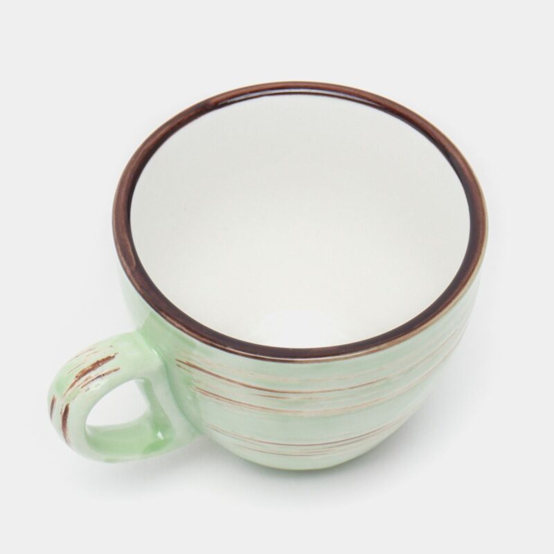 Filiżanka pistacjowa porcelanowa 11 cm 190 ml WL-669135/A