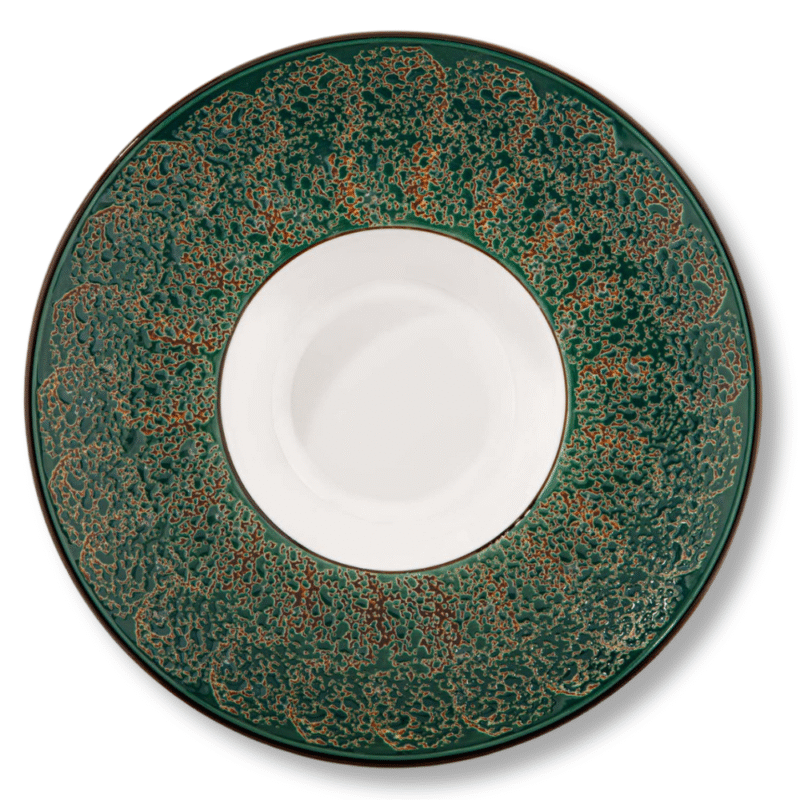 Talerz głęboki do pasty 24 cm, 200 ml - zielony WL-667525/A