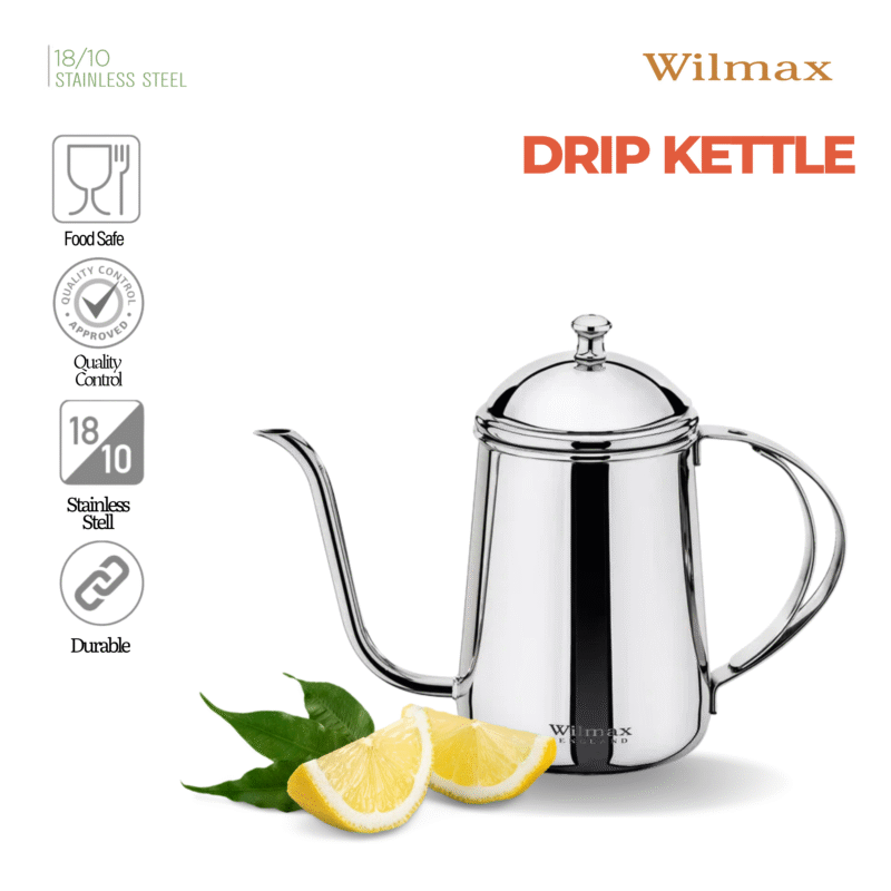Czajnik kroplowy stal nierdzewna 600 ml WL-551112/1C