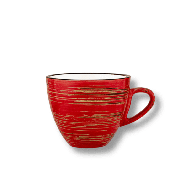 Filiżanka czerwona porcelanowa  300 ml WL-669236/A