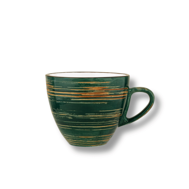 Filiżanka zielona porcelanowa 300 ml WL-669536/A