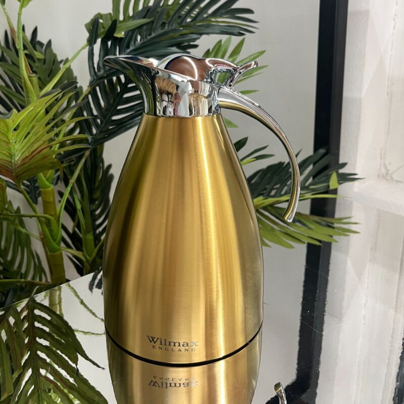Dzbanek próżniowy dwuścienny złoty stal nierdzewna 1000 ml WL-511020135/A