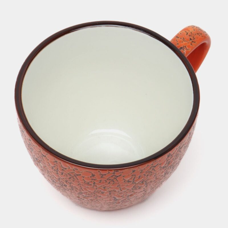Filiżanka pomarańczowa porcelanowa 8.1 cm 75 ml WL-667333/A