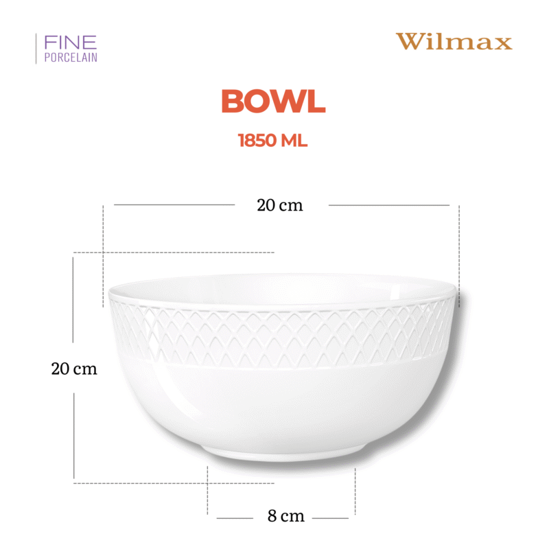 Sałaterka duża 20 cm 1850 ml WL-880101370/A