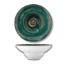 Talerz głęboki 22,5 cm 1100 ml z zielonej porcelany Wilmax Spiral