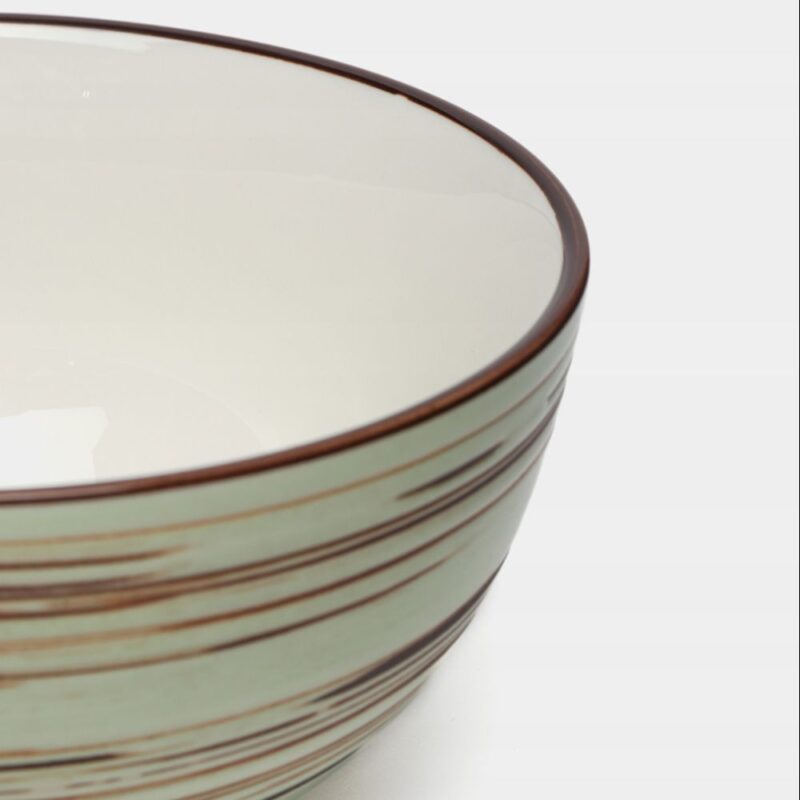 Misa sałatkowa pistacjowa porcelanowa 19 cm 1700 ml WL-669132/A