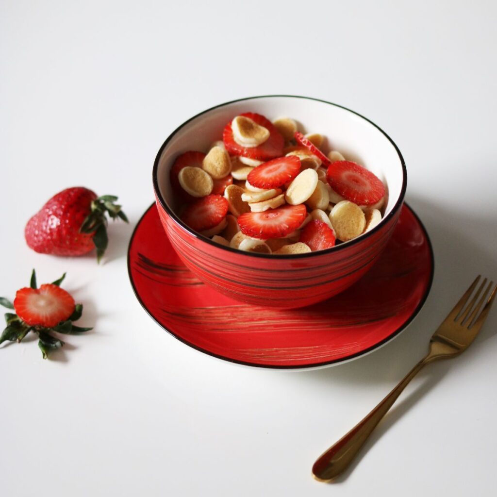 Misa sałatkowa czerwona porcelanowa 19 cm 1700 ml WL-669232/A