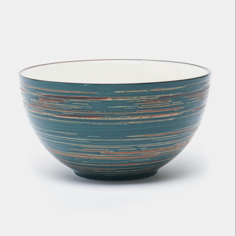 Misa sałatkowa zielona porcelanowa 14 cm 600 ml WL-669530/A