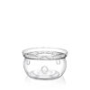 Glass teapot warmer base, 15 cm across, Wilmax