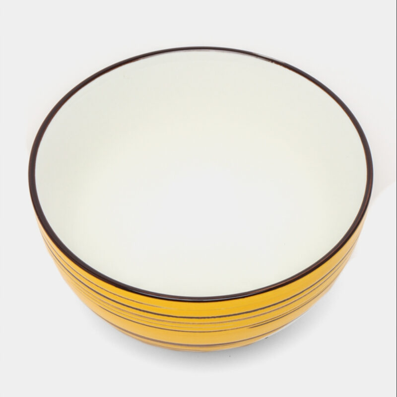 Misa sałatkowa żółta porcelanowa 14 cm 600 ml WL-669430/A