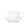 Tea cup and saucer 240 ml in Wilmax white porcelain