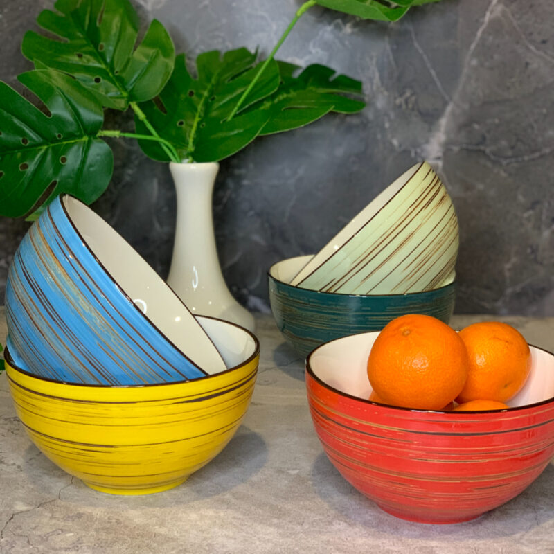 Misa sałatkowa zielona porcelanowa 19 cm 1700 ml WL-669532/A