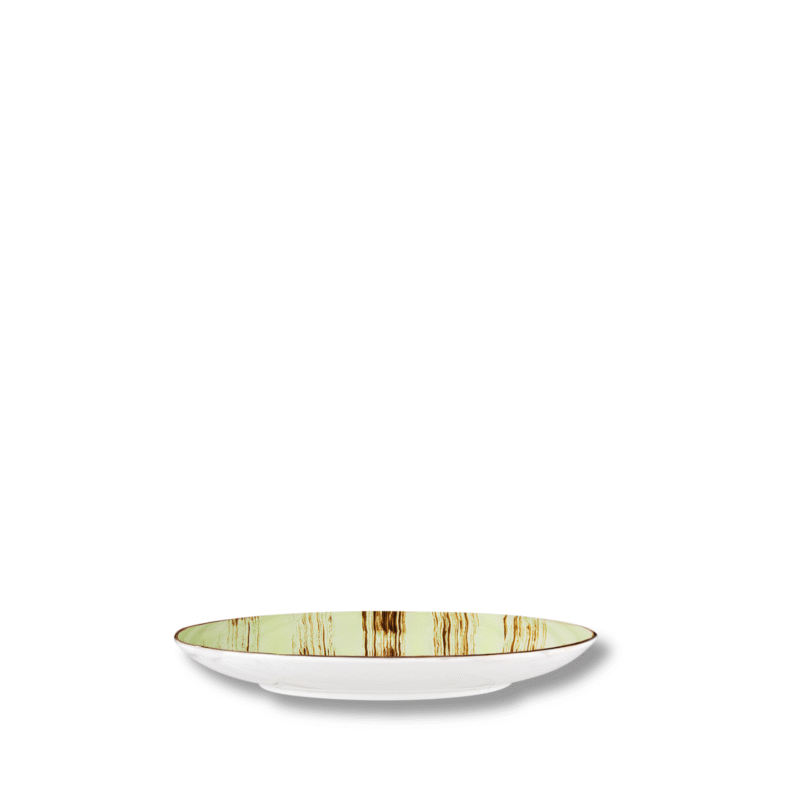 Talerz deserowy pistacjowy porcelanowy 18 cm WL-668111/A