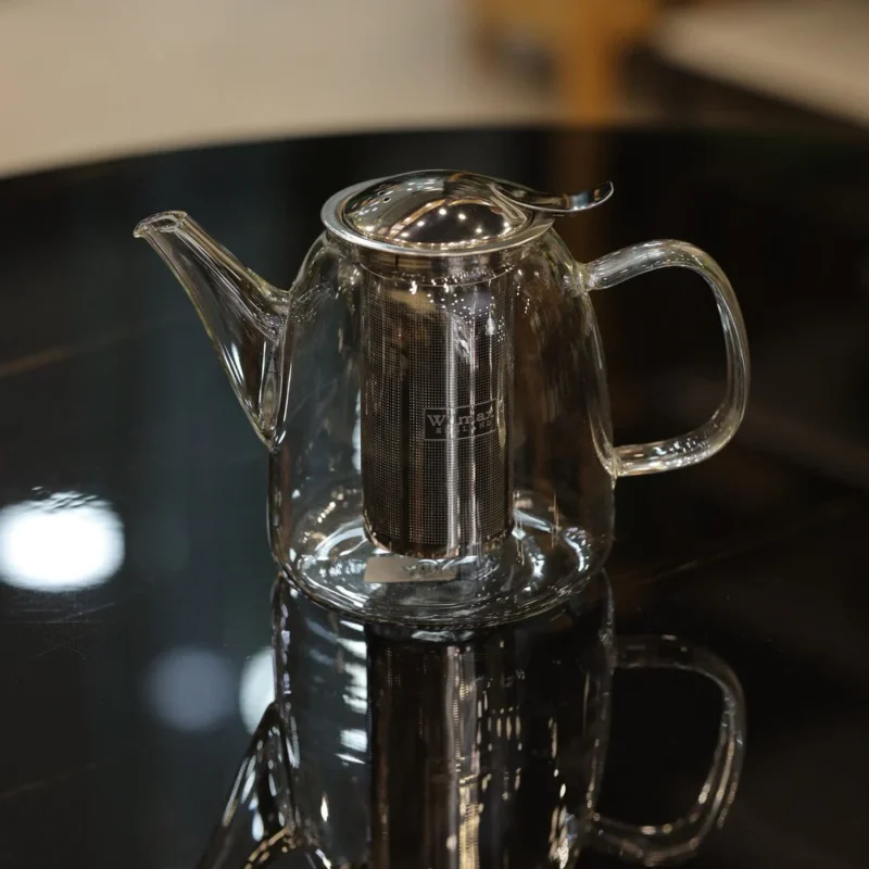 Dzbanek szklany z metalowym zaparzaczem do herbaty ze stali nierdzewnej 1450 ml WL-888809/A