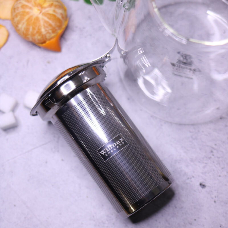 Dzbanek szklany z metalowym zaparzaczem do herbaty ze stali nierdzewnej 1450 ml WL-888809/A