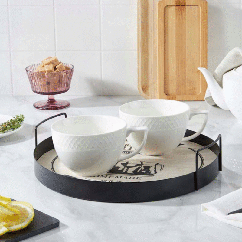 Kubek jumbo 500 ml biały porcelanowy WL-880101409/A