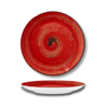 Red dinner plate 25.5 cm in Wilmax Color Boom porcelain