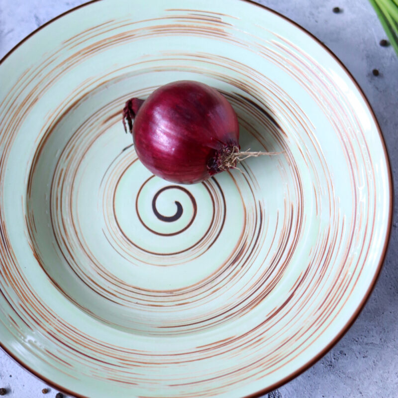 Talerz głęboki pistacjowy porcelanowy 25.5 cm 350 ml WL-669127/A