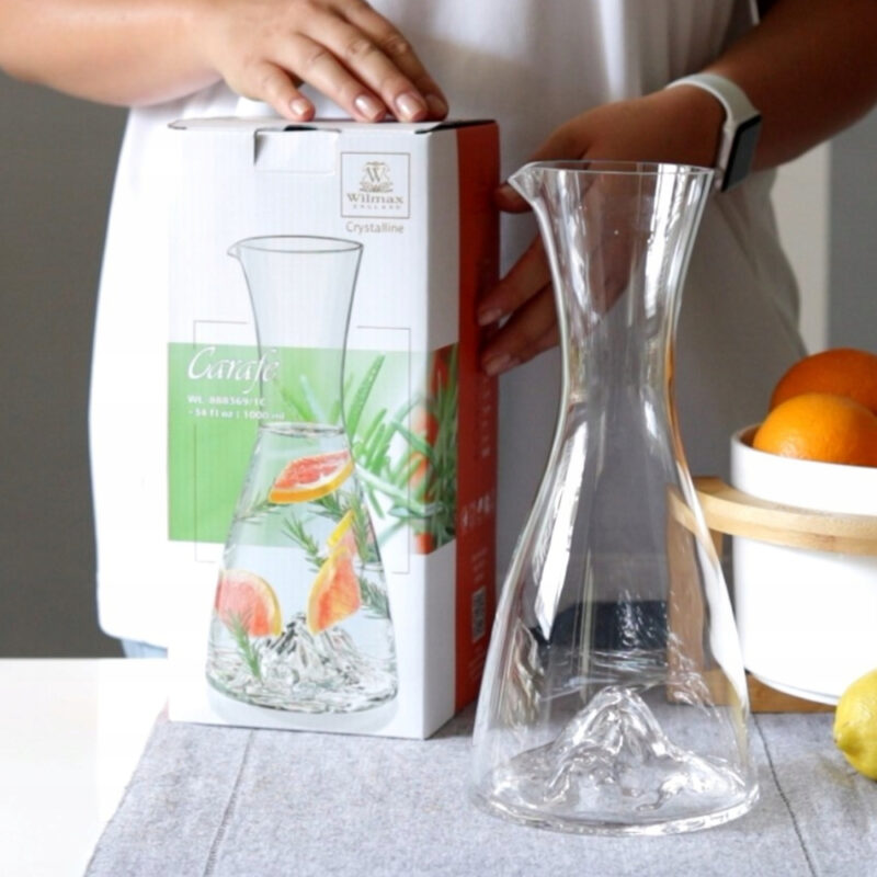 Karafka szklana 1000 ml WL-888369/1C