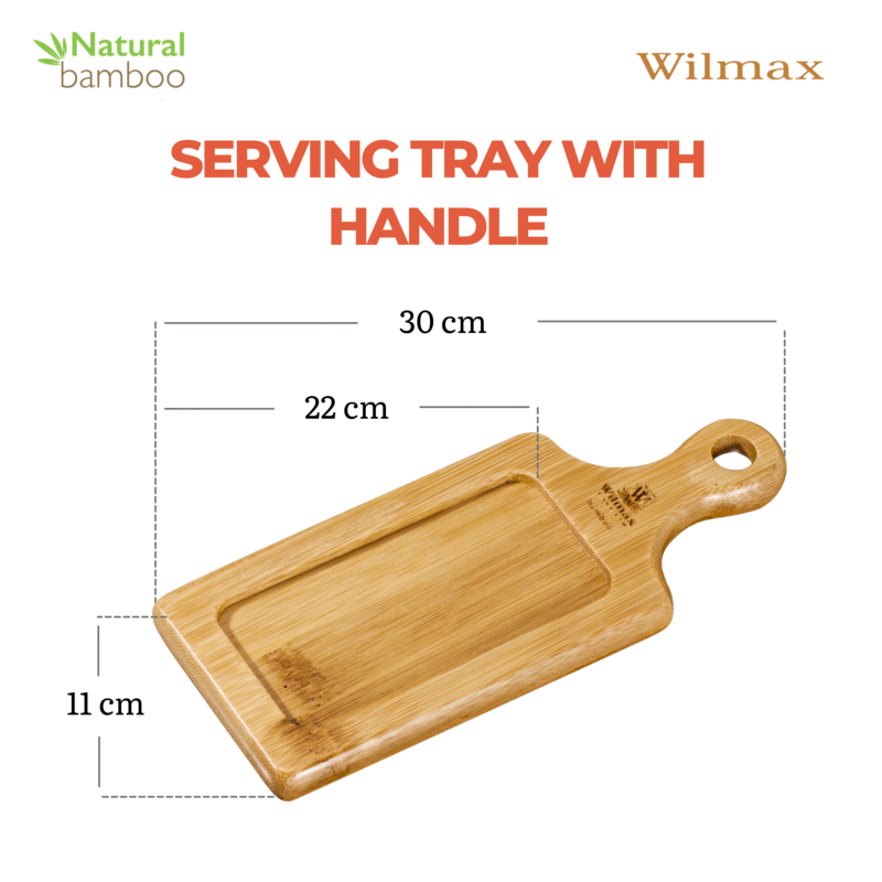 Taca do serwowania bambusowa 30x11 cm WL-771005/A