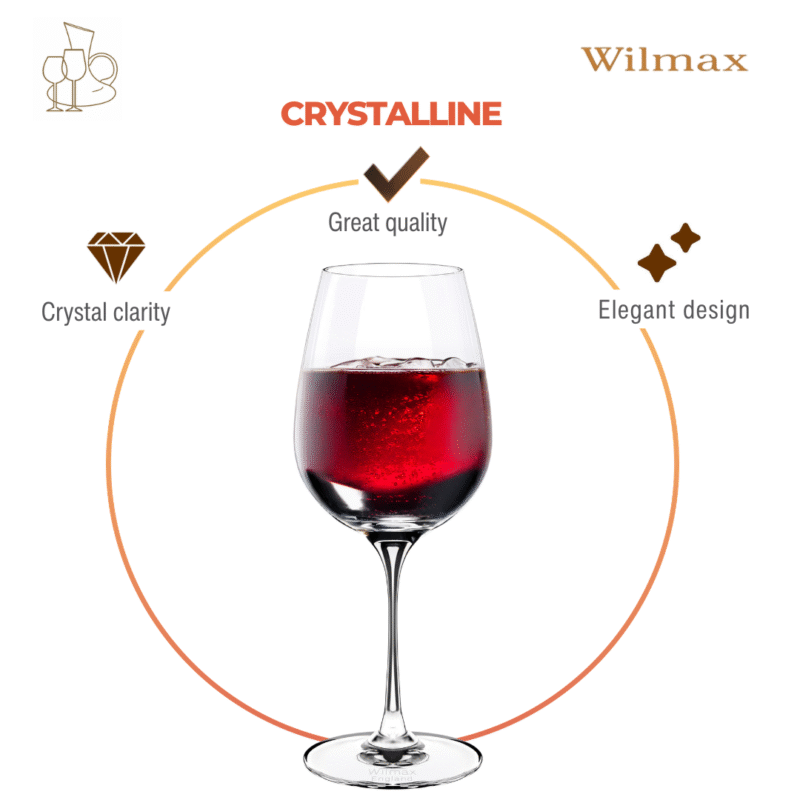 Kieliszek do wina 470 ml zestaw 2 sztuki WL-888033/2C