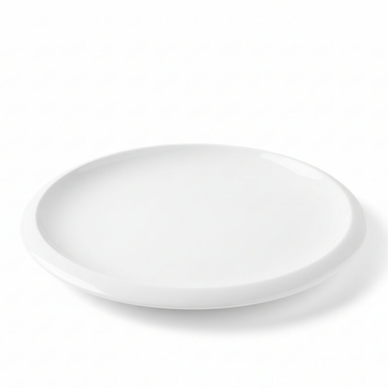 Talerz obiadowy 27 cm biały porcelanowy WL-991237/A