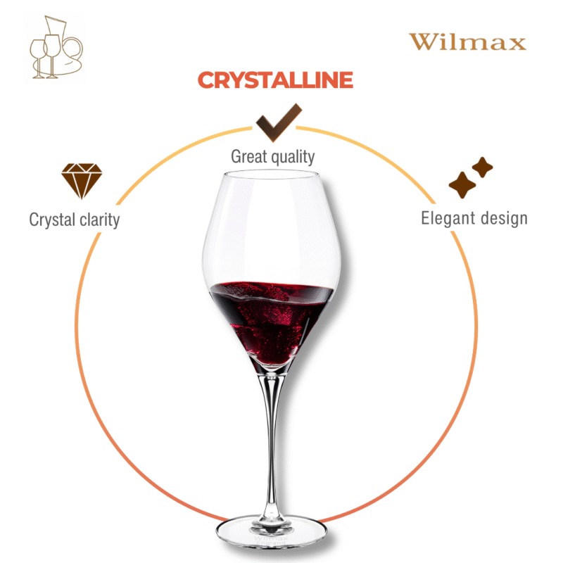 Kieliszek do wina 560 ml zestaw 2 sztuki WL-888046/2C