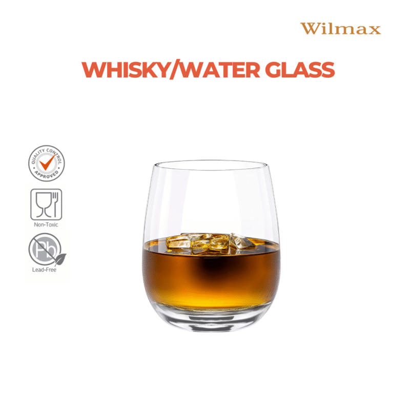 Szklanki do whisky i wody 370 ml zestaw 6 sztuk WL-888021/6A
