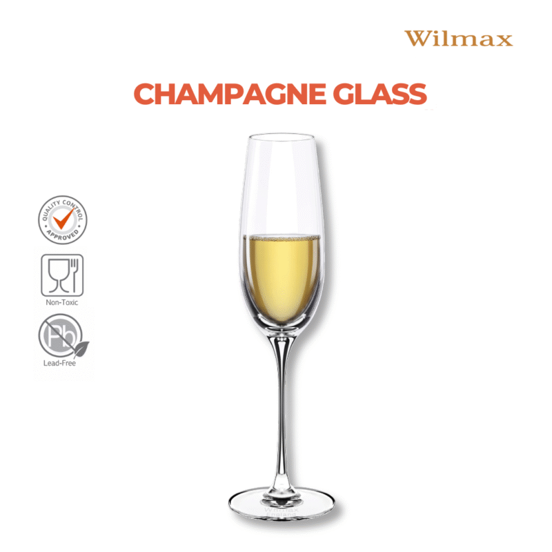 Kieliszek do szampana 260 ml zestaw 2 sztuki WL-888048/2C
