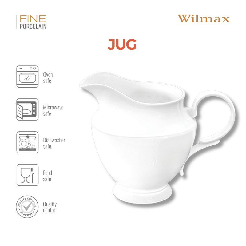 Dzbanek biały porcelanowy 1700 ml WL-995031/1C