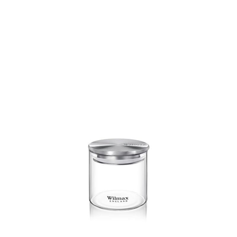 Glass jar with metal lid 600 ml WL-888512/A