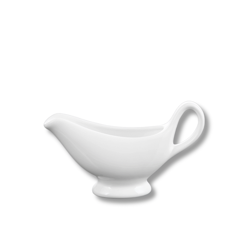 Sosjerka 75 ml  biała porcelanowa WL-996114/A