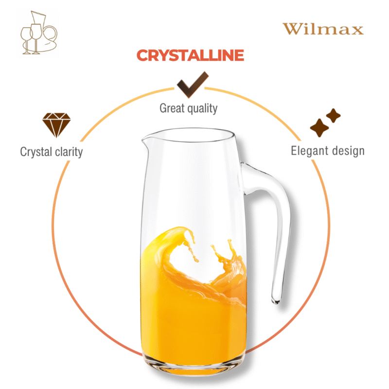 Dzbanek szklany 1000 ml WL-888306/1C