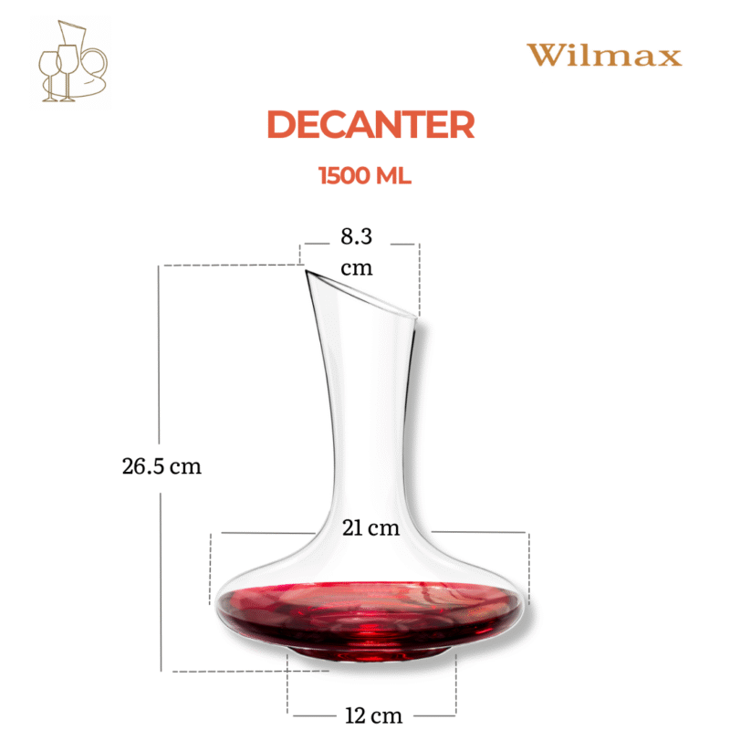 Karafka do wina 1500 ml WL-888332/1C