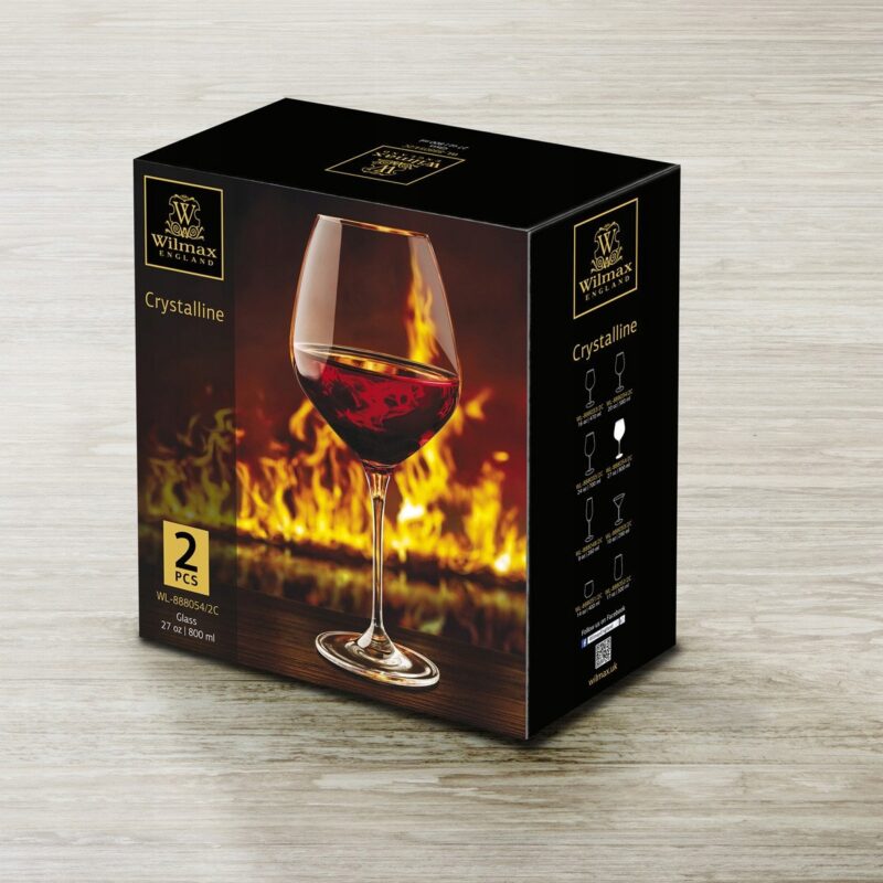 Kieliszek do wina chardonnay 800 ml zestaw 2 sztuki WL-888054/2C